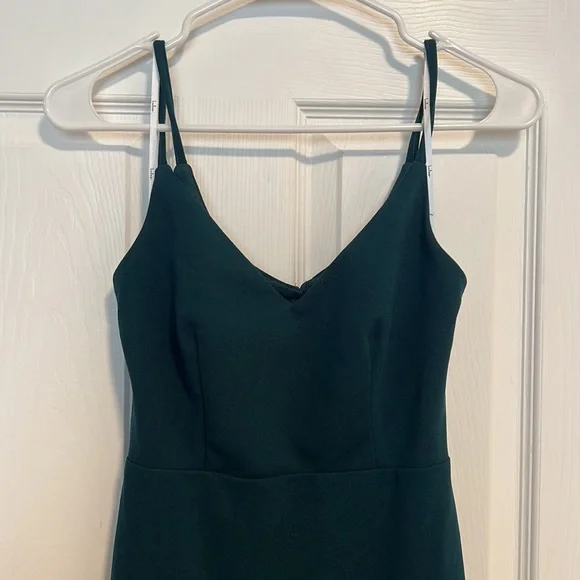 Lulus Forest Green Backless Mermaid Maxi Dress size XS - Picture 4 of 7